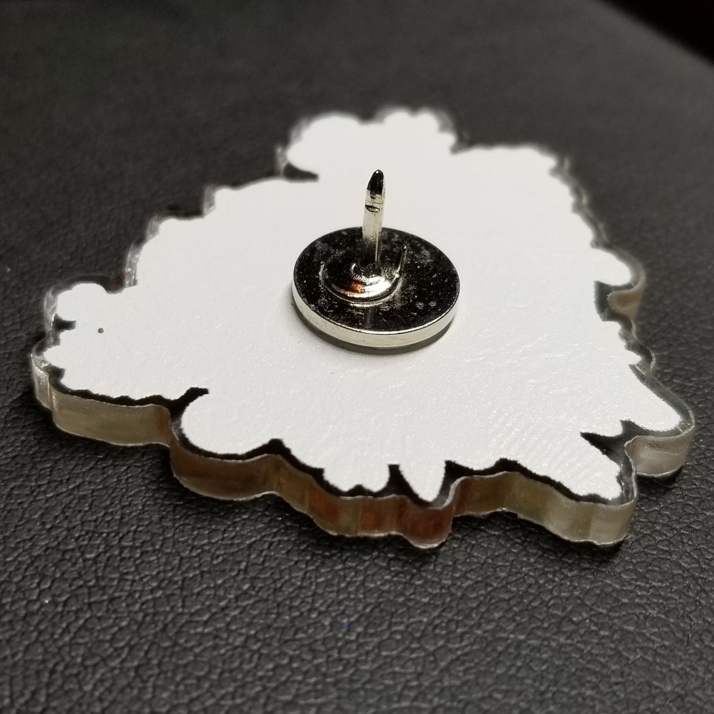 Naps and Nails Skull Pin